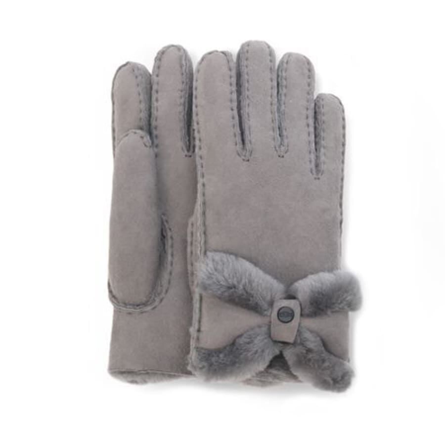 UGG® 公式【 シープスキン ターン ボウ グローブ|Sheepskin Turned Bow